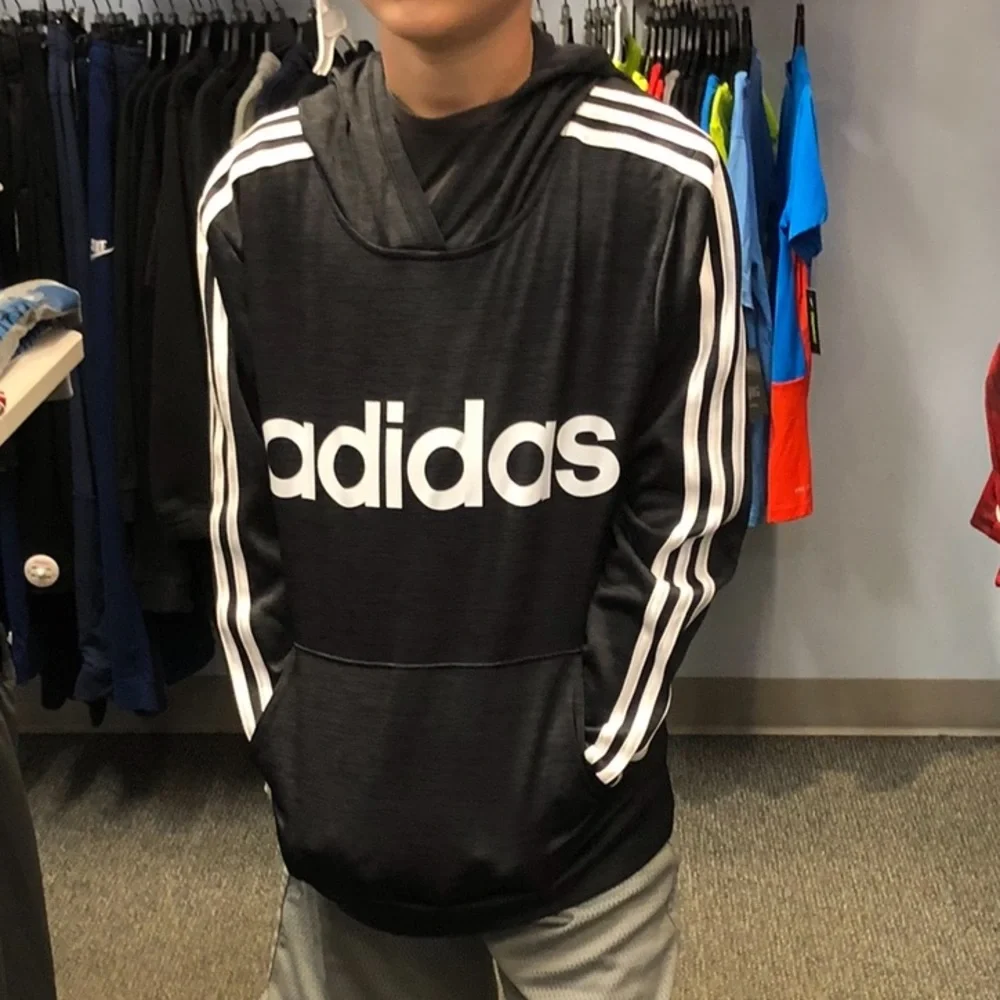 - Adidas L Charcoal Heather Hoodie! VGUC!!